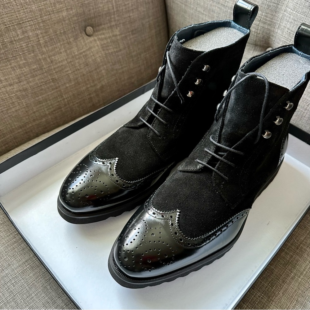 Southern Gents military brogue boot
